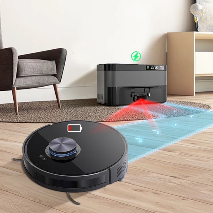 OEM ODM Sweeping & Mopping Robot Vacuum Cleaner With Self-Emptying Dustbin Household Multifunctional Robot Vacuum Cleaner Mop