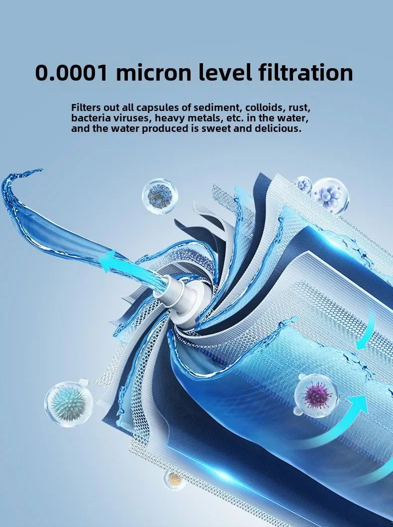 Water Purifier System 600G Flow Rate Kitchen Reverse Osmose Four Stage Water Purifier RO Water Purifier Reduced TDS