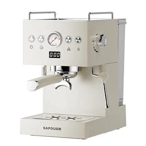 Small commercial coffee machine Simple control panel Italian semi-automatic coffee machine Can make milk foam Latte Americano