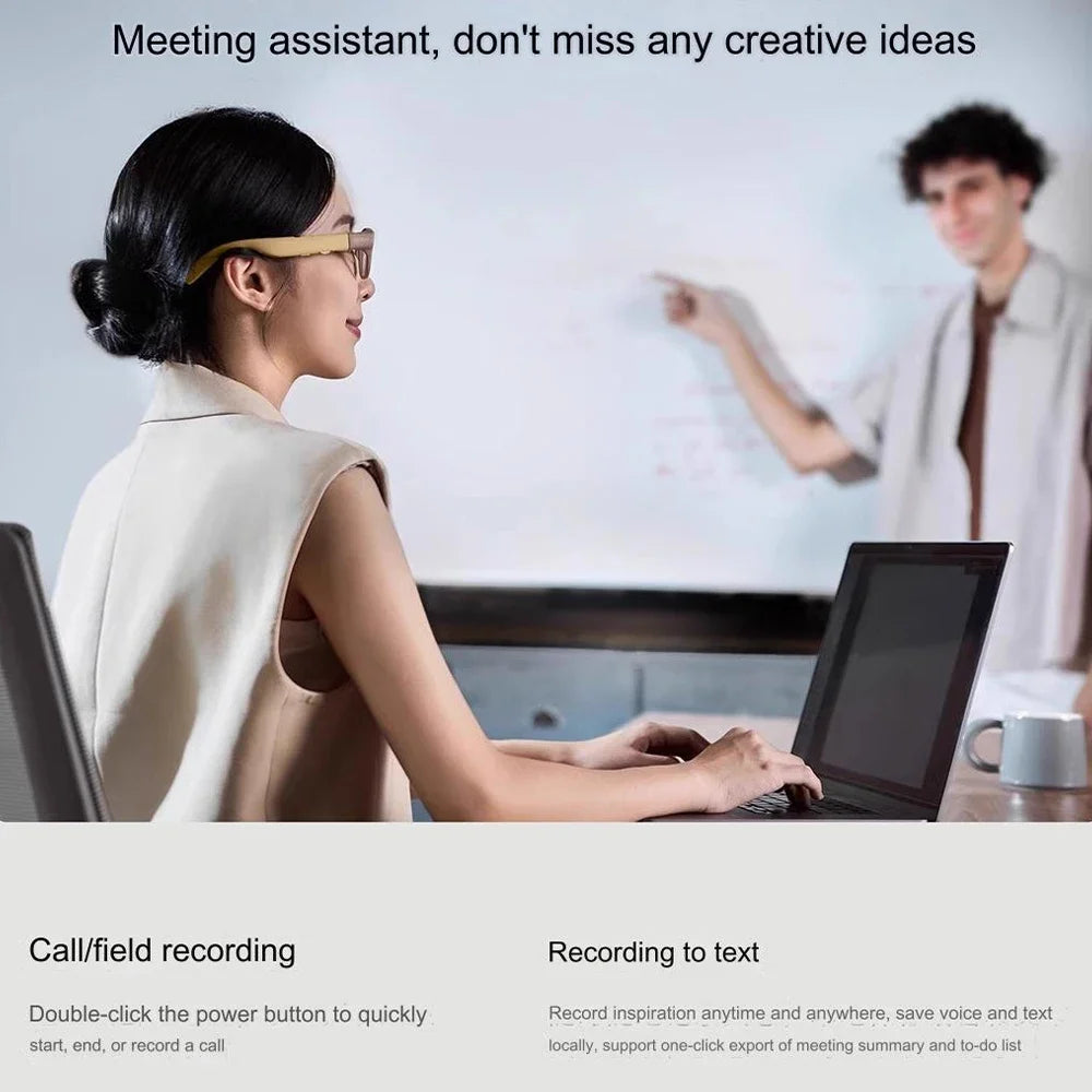 Meizu StarV Air2 AR Smart Glasses Simultaneous 13 languages real-time Translation Speech Prompter Cycling Support English